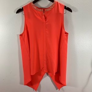 YA Los Angeles M Orange Blouse